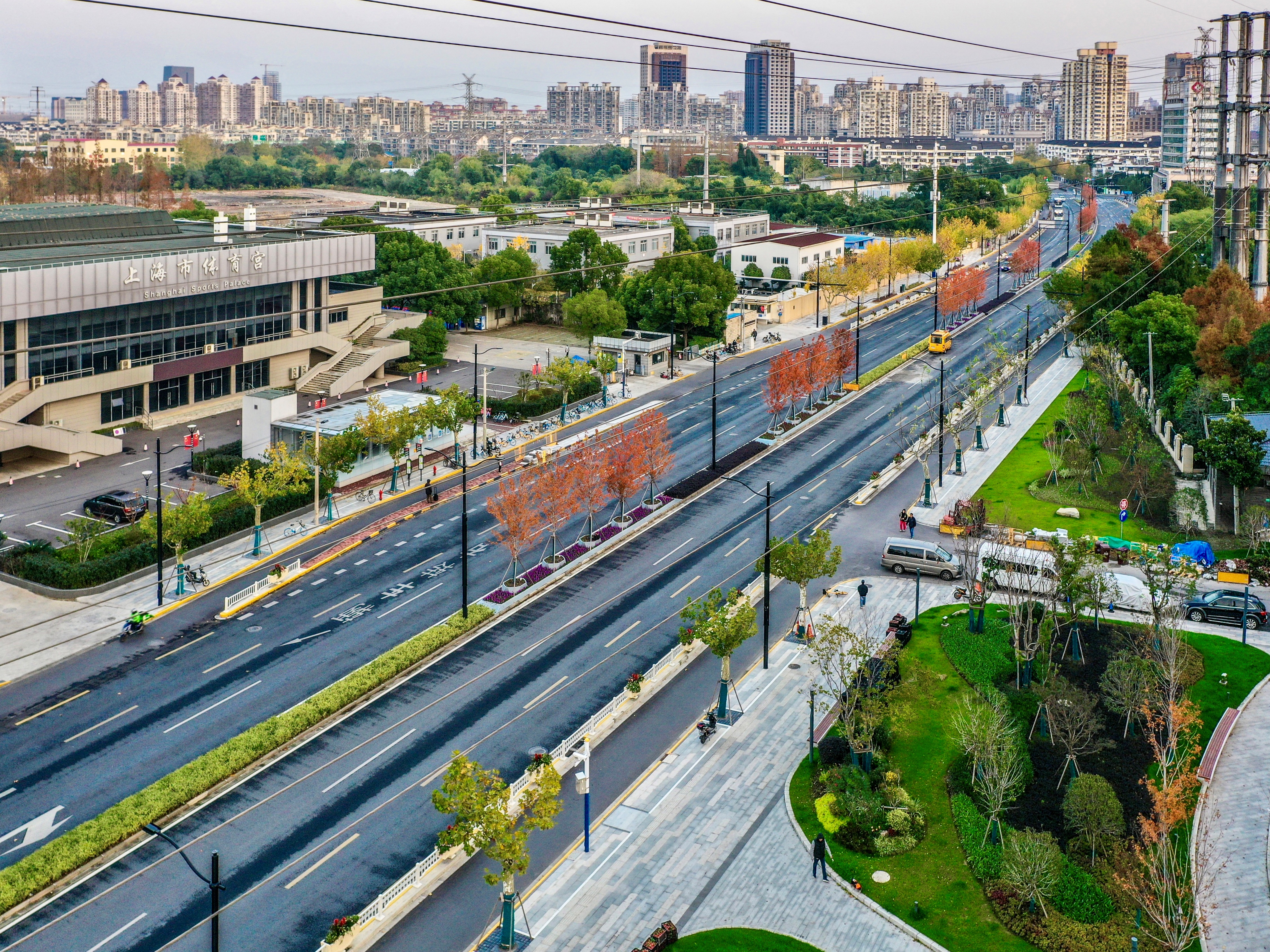 大渡河路景观道路