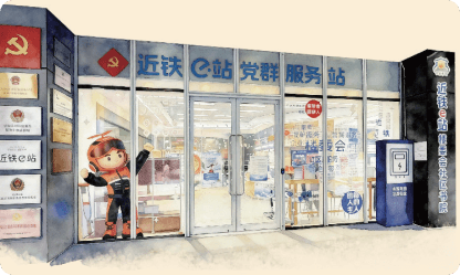 近铁e站党群服务站