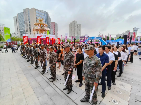 踔厉奋发强国防 勇毅前行向复兴——普陀区开展2023年防空警报试鸣及防空疏散演练活动