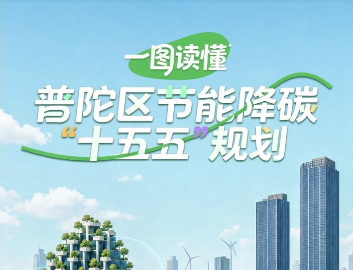 图解：普陀区节能降碳“十五五”规划